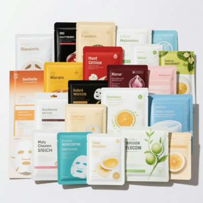 贴片面膜、补水面膜、修护面膜、提亮肤色面膜、敏感肌面膜长尾关键词：玻尿酸高保湿贴片面膜、积雪草舒缓修护面膜、熬夜急救提亮面膜、天丝膜布服帖面膜、植物精萃温和面膜